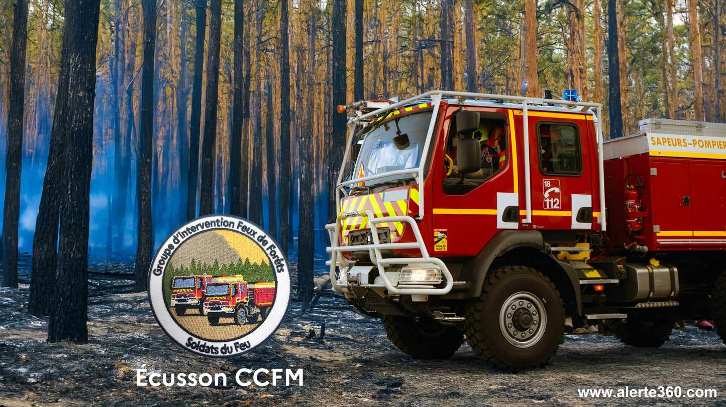 Écusson pompiers GIFF / CCFM
