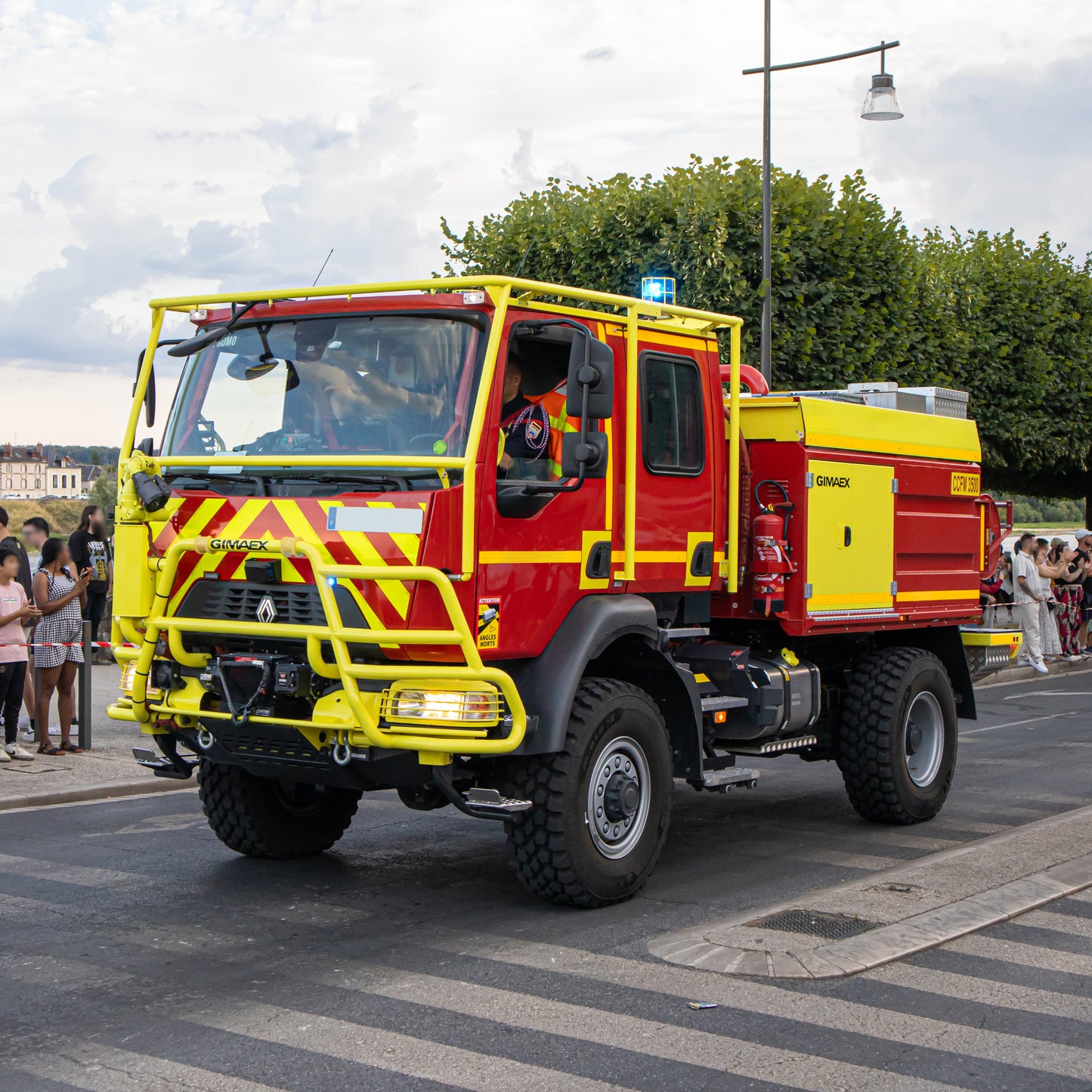 Écusson pompier CCFM Jaune