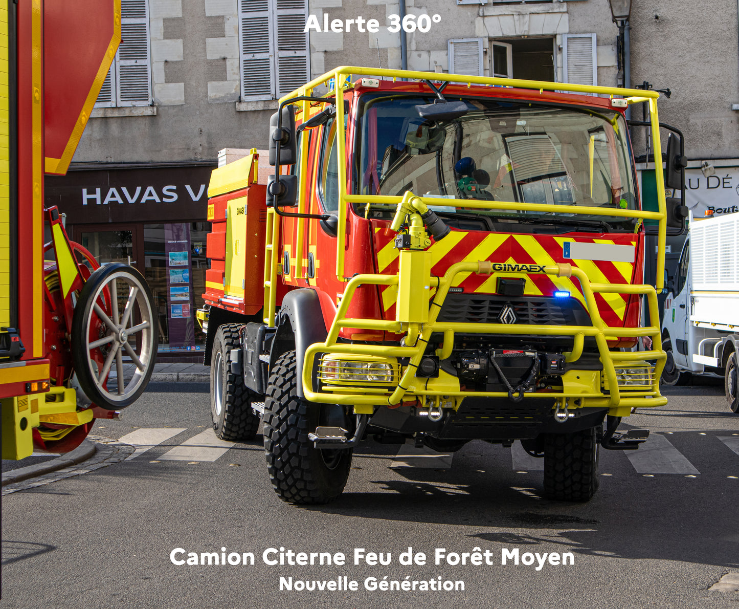 Écusson pompier CCFM Jaune