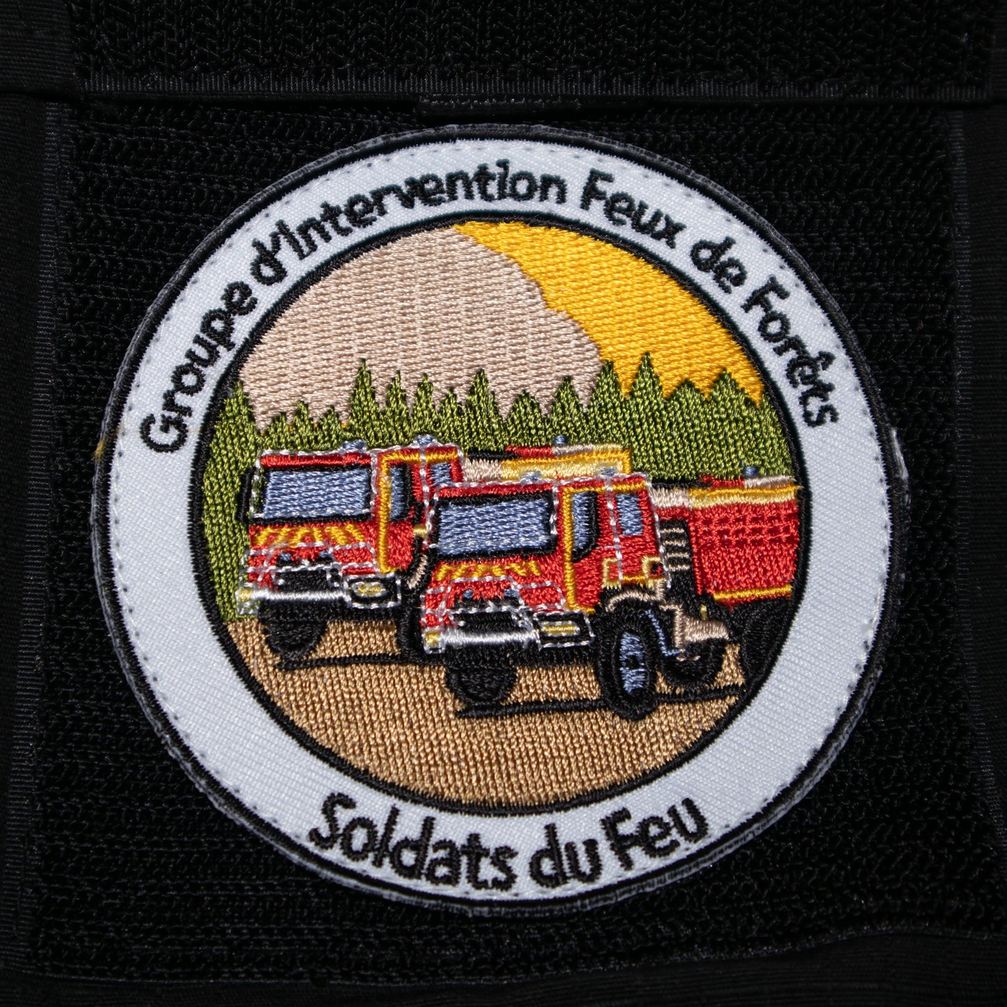 Écusson pompiers Groupe d'Interventin Feux de Forêts