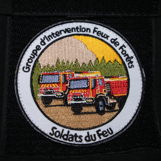 Écusson pompiers Groupe d'Interventin Feux de Forêts