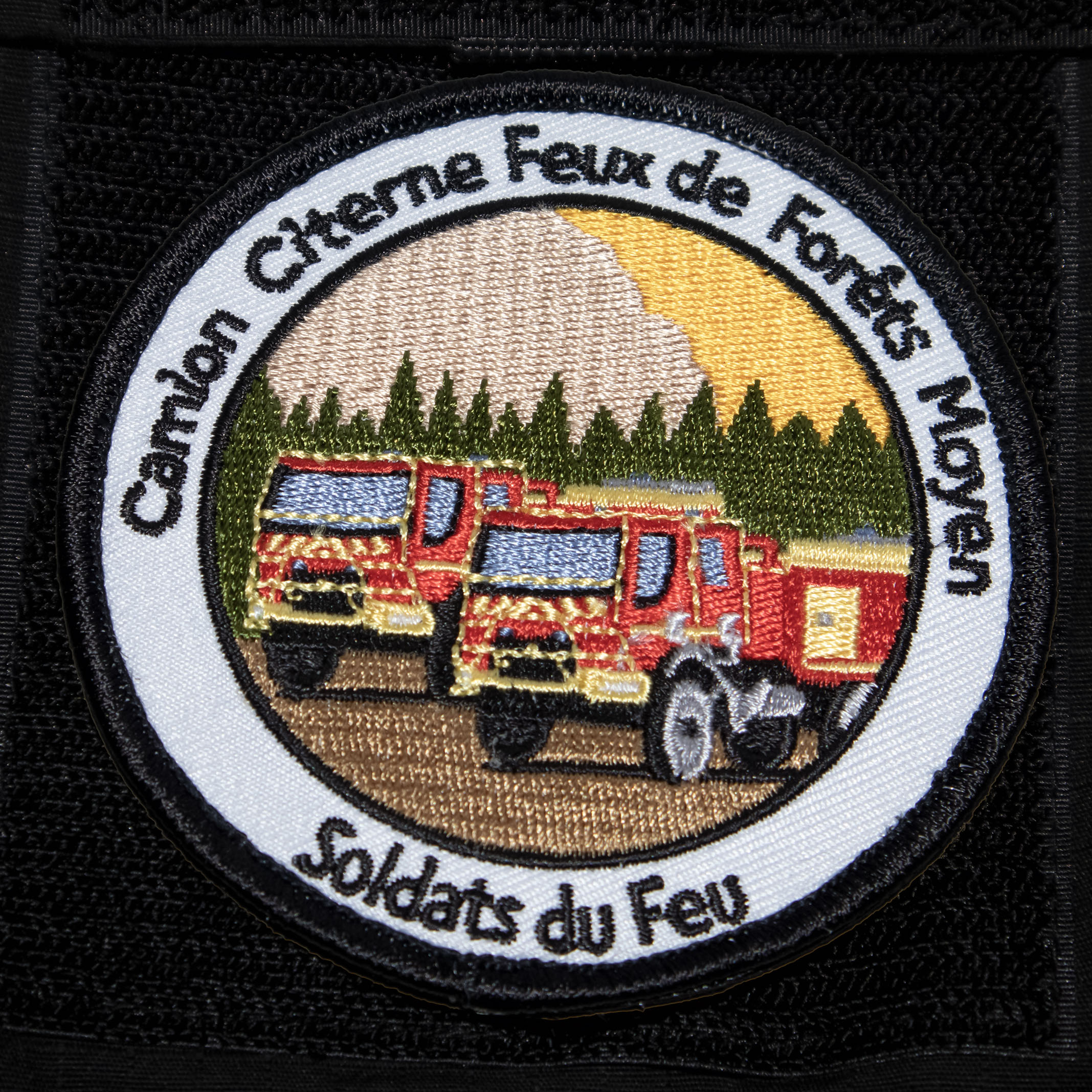 Écussson Camion Citerne Feux de Forêts Pompiers