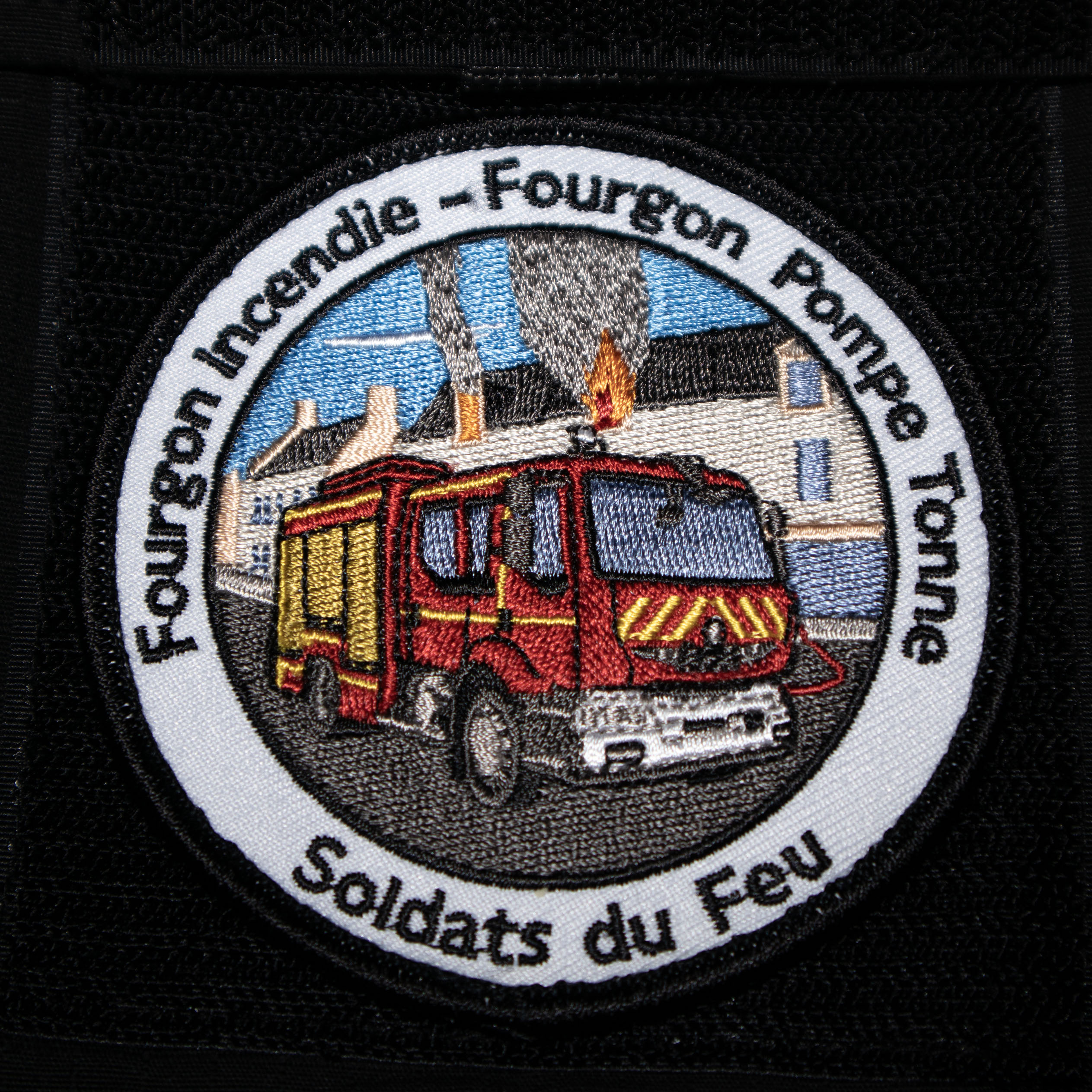 Écussson Fourgon Pompe Tonne Pompiers